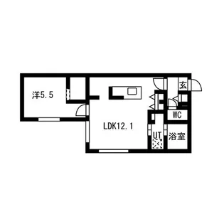 Gloire(グロワール)【4階】の間取り