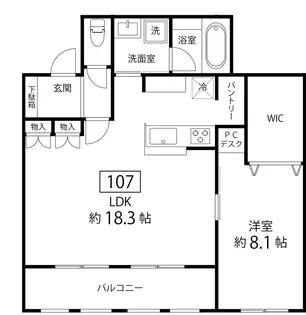 Nord Haus【1階】の間取り