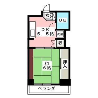 協和ハイツ【5階】の間取り