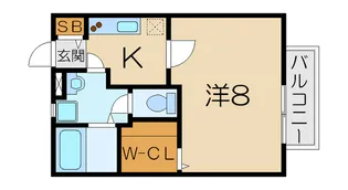 アーバンプロムナードIIB棟【1階】の間取り