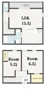 Imagawa Mid Garden Suite【2階】の間取り