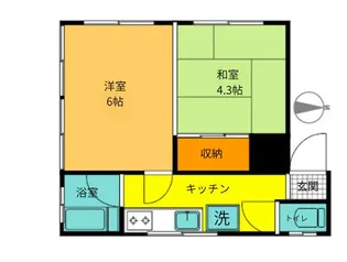 高木ビル【4階】の間取り