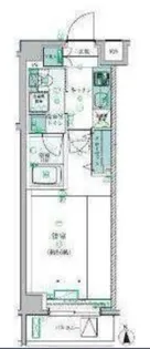 リヴシティ西早稲田【3階】の間取り