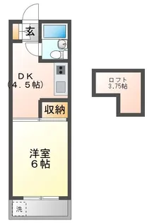 雅17ワイズ【2階】の間取り