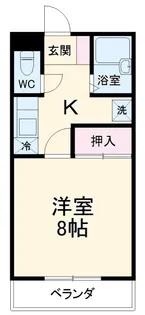 スカイパーク21【1階】の間取り