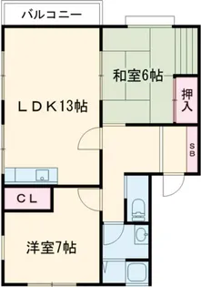 ヴァンベール瀬高I【1階】の間取り