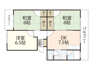 コーポミネカワ【4階】の間取り