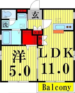 グレイス【1階】の間取り