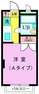 ジュネス永山【4階】の間取り
