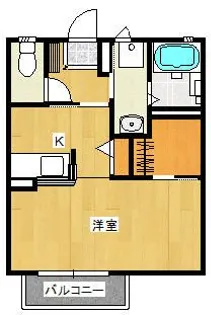 シャーメゾン酒匂【1階】の間取り