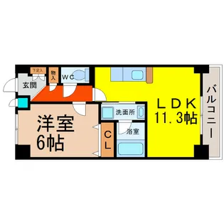ST PLAZA EAST(エスティープラザイースト)【3階】の間取り