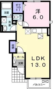 アウローラ II【1階】の間取り
