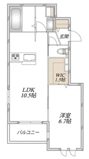 GREEN LEAF【2階】の間取り