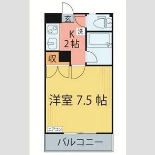 NITTO21弐番館【3階】の間取り