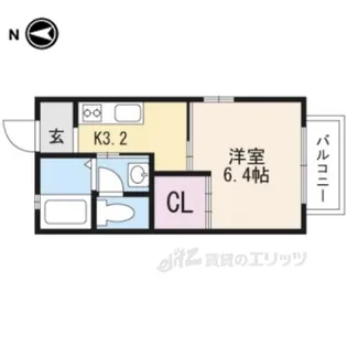 パーク・ペイサージュ【1階】の間取り
