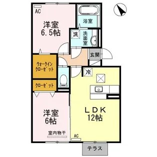 エザンス水呑【3階】の間取り