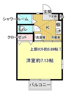ハレヌイ【2階】の間取り
