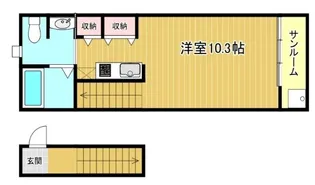 NEWコリーナ【2階】の間取り
