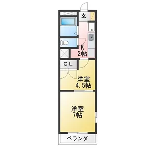 グランシャリオ【3階】の間取り