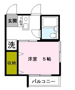 サンクシャンブル【3階】の間取り