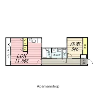 雅マンション龍城ヶ丘【4階】の間取り