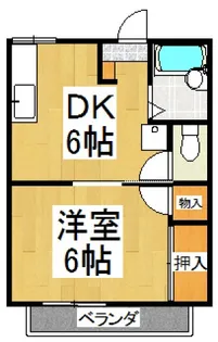 メゾンラフォーレ【2階】の間取り