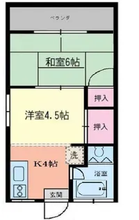 コーポ浅科【2階】の間取り