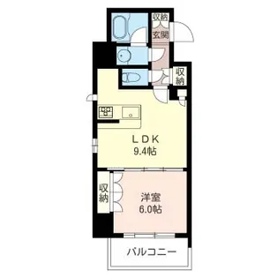 エスティメゾン大井仙台坂【5階】の間取り