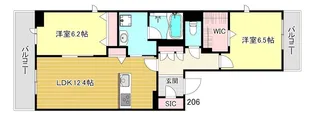 ヴィラ ヨシダ【1階】の間取り