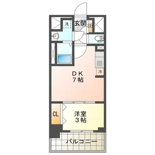 プレリス四日市ティエルナ【4階】の間取り