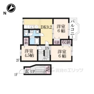 サンセール3【2階】の間取り