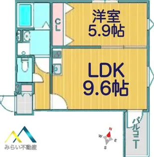 La-Crea ZII【2階】の間取り