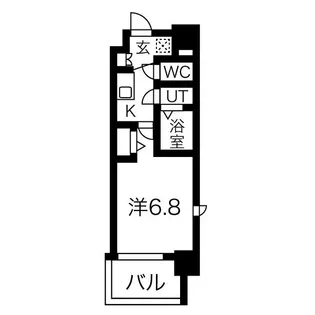 フォーリアライズ城東ネオス【7階】の間取り