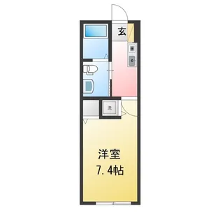 パルトネール二俣川III【1階】の間取り