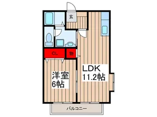 シルフィード【2階】の間取り