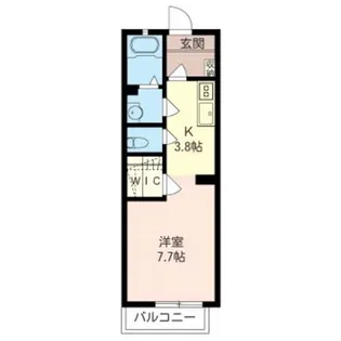 イーストD【2階】の間取り