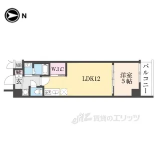 スワンズ京都東寺ガーデン【2階】の間取り