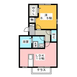 Luna【2階】の間取り