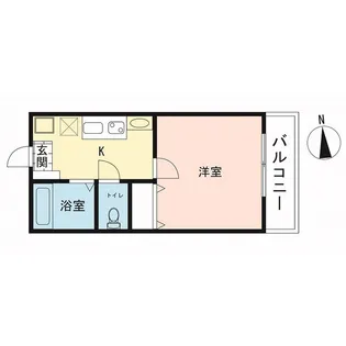 フローラ六角橋【2階】の間取り