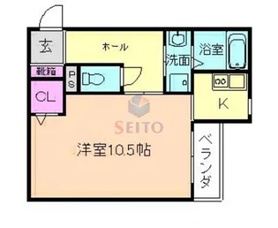 スプレンダー【3階】の間取り