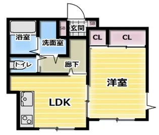 上井草コーポ【1階】の間取り