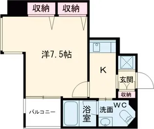 LaSante品川シーサイドIII【5階】の間取り