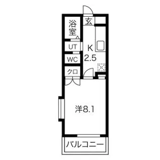 フィオーレ英 B棟【2階】の間取り