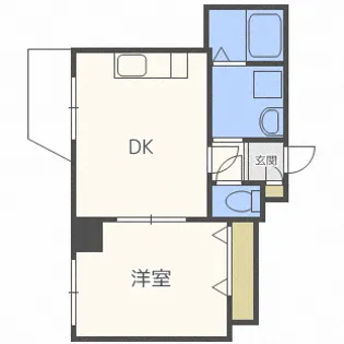 ドエル豊平7条【3階】の間取り