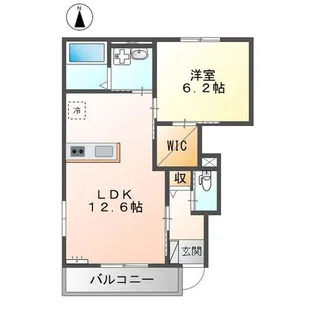 ヴァンベール・ソフィア【1階】の間取り
