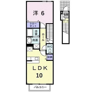 デルフィi・A【2階】の間取り