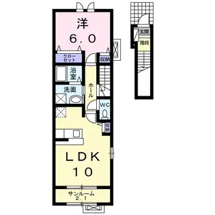 アベンチィーノ I【2階】の間取り