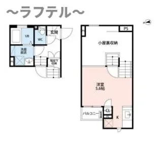 CB入間リーノ【1階】の間取り