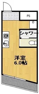 カレッジマンション七瀬川【2階】の間取り