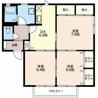 ディアスタカ【2階】の間取り